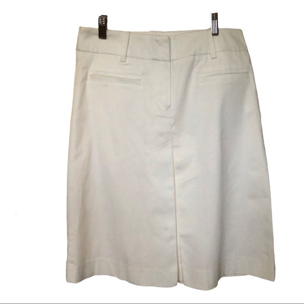 Zara basic white mini skirt